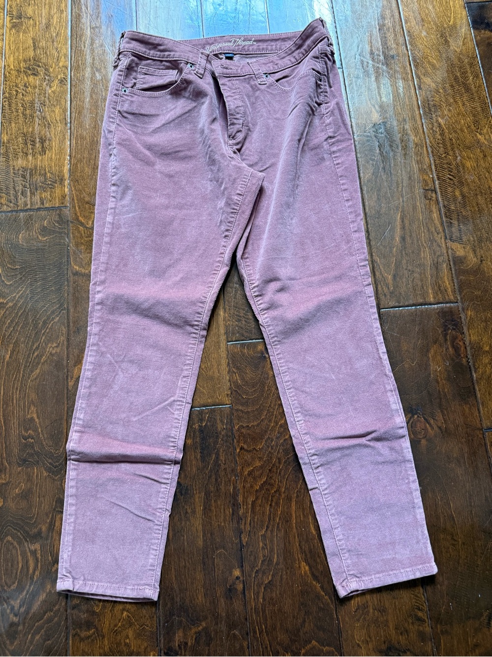 Universal Thread Slim Corduroy Jeans in Mauve